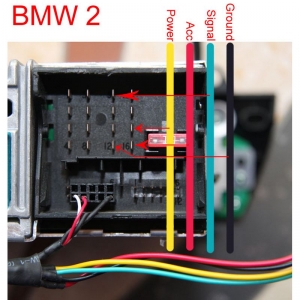 Most konektor pre pripojenie USB hudobného adaptéra pre BMW
