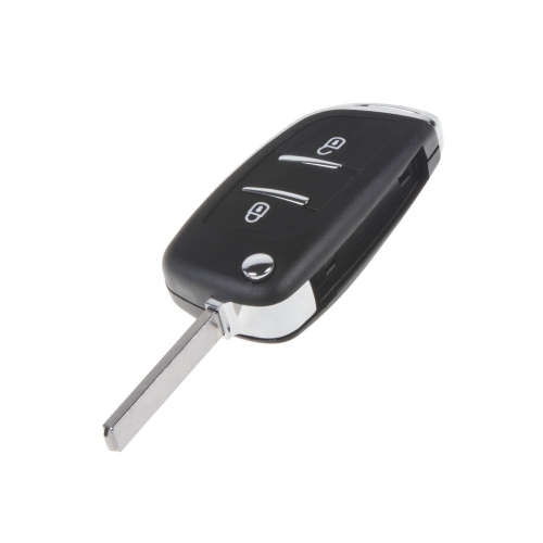 2-tlačítkový obal klíče Citroen, Peugeot s planžetou VA2