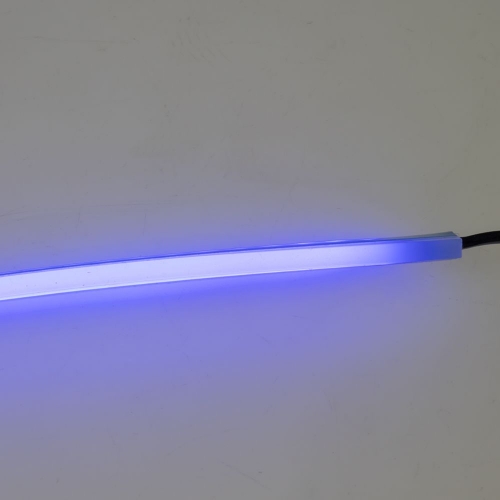 Modrý silikónový LED pásik 12V