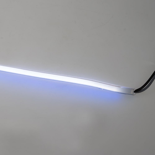 Biely silikónový LED pásik 12V