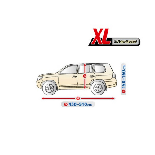 Rozmery plachty na auto Optimal Garage XL SUV/Off Road