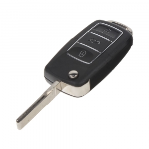 Náhradný obal kľúča - Seat / Škoda / VW (3-tlačidlový) čierny