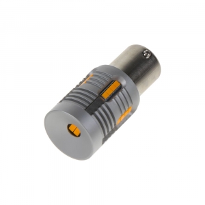 LED autožiarovka BA15s / 12-24V - oranžová 24x1W LED čip (2ks)