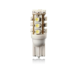 LED autožiarovka 12V / W5W / T10 - biela / 15x LED (2ks)
