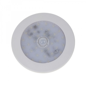 LED osvětlení interiéru - 35xLED / 10-30V s pohybovým senzorem ECER (ø131mm)