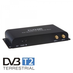 DVB-T2 / HEVC / H.265 digitálny tuner s USB - 4x anténa