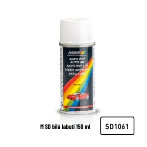 Akrylový autolak - labutia biela (150ml) MOTIP