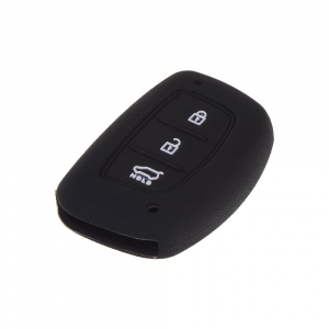 Silikonový obal pro klíč - Hyundai / Kia (3-tlačítkový) černý