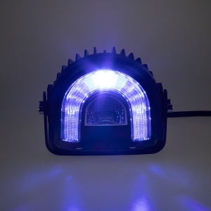 Svietivosť svetla modrý svetelný oblúk + výstražné oranžové svetlo pre vysokozdvižný vozík 10-80V