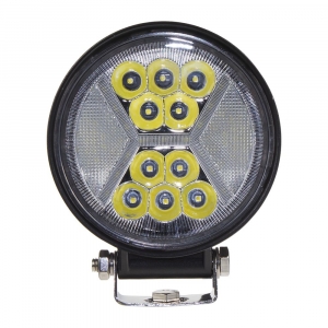 LED světlo - s pozičním světlem 24x 1W LED / 9-32V / ECE R10 (ø115x140mm)