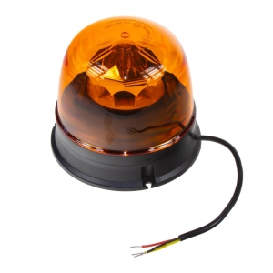 Oranžový 12/24V LED maják na pevnú montáž ECER