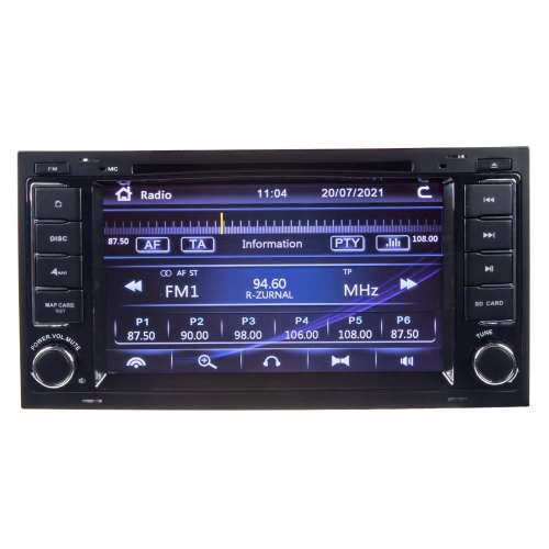 Autorádio pre VW Touareg 2004-2011 / T5 2003-2010 s 7" LCD, GPS, ČESKÉ MENU