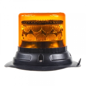 LED maják oranžový 12V / 24V - 24x 3W LED ECE R65/R10 s magnetickým uchytením (133x86mm)