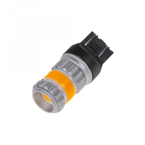 LED autožárovky T20 (7443) - oranžové / COB 360⁰ / 9-60V / 12W (2ks)