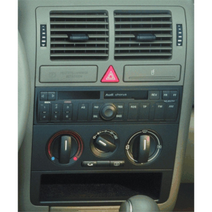Použitie rámika autorádia Audi A4 -10/1998, A6 -5/1997, A8