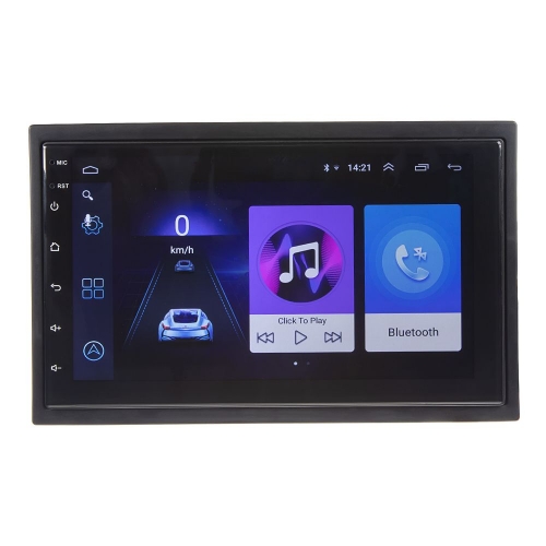 Bluetooth autorádio s 7" LCD, Android 8.1, WI-FI, GPS, Mirror link, 2x USB