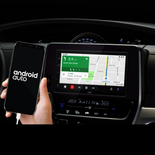 Android Auto na Bluetooth autorádiu JVC KW-M560BT