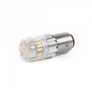 LED autožiarovka BAY15d / 12V - biela / dvojvlákno 23xSMD (2ks)
