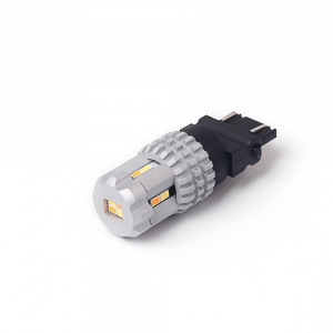 LED autožiarovka 12V / T20 (3157) - biela/oranžová 12xSMD (2ks)