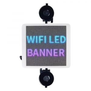 Wifi LED banner - 12V / plnofarebný displej s vysokým jasom (21,5x19,5cm)