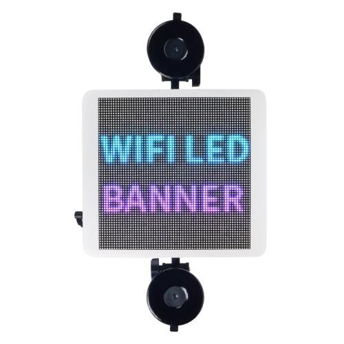 Wifi LED banner - plnofarebný displej s vysokým jasom 21,5 cm x 19,5 cm