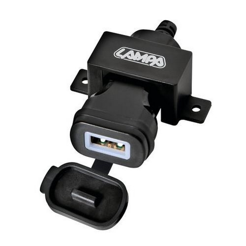 USB napájací konektor pre motorky 2400mA / 12/24 V / USB-FIX OMEGA