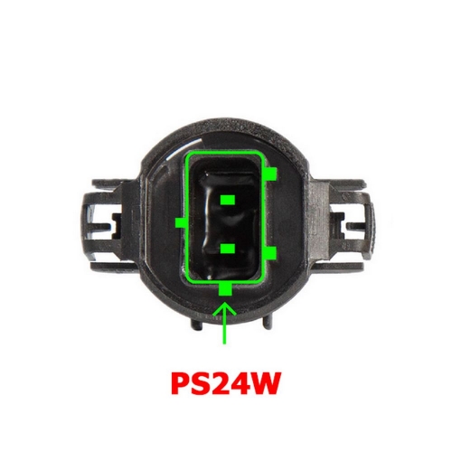 Pätica PS24W bielych CSP LED autožiaroviek