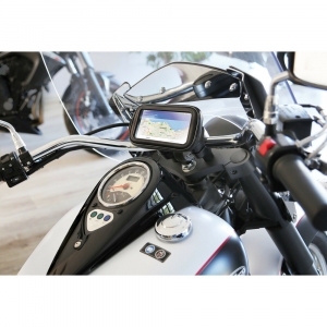 Použitie držiaka mobilný telefón na motorku alebo bicykel QUICK FIX