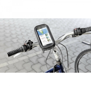 Používanie držiaka mobilný telefón na motorku alebo bicykel QUICK FIX