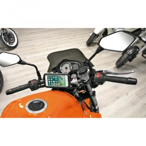 Použitie držiaka mobilný telefón na motorku alebo bicykel OPTI-CASE