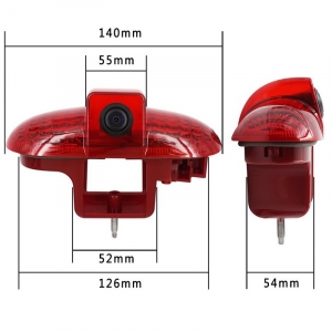 Montáž 4PIN kamery NTSC/PAL pre Opel Vivaro, Combo, Renault Trafic 2001-2014