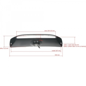 Parkovacia kamera 4PIN NTSC/PAL pro Iveco Daily 2011-2014