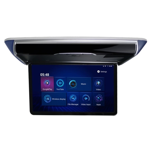 Stropný LCD motorický monitor 15,6 "s OS. Android HDMI / USB, diaľkové ovládanie so snímačom pohybu 