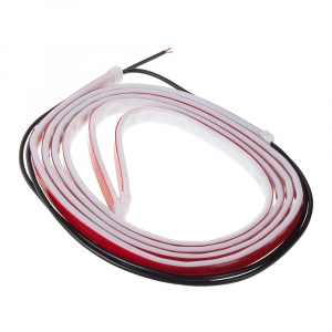 LED pásek 12V - vodotěsný bílo-červený 120cm (2ks)