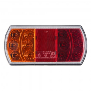 Združené LED svetlo 12/24V - 4 prvkové ľavé ECER (164x79x35mm)