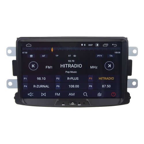 Vstupy autorádia Dacia, Renault, Opel, Lada s 8" LCD, Android 10.0, WI-FI, GPS, Mirror link, Bluetooth