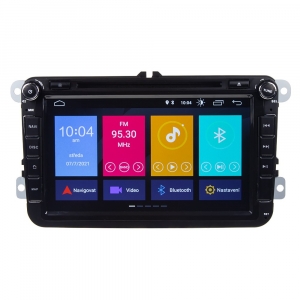 Autorádio VW / Škoda - 8" LCD / Android 10.0 / WI-FI / GPS / Mirror link / Bluetooth / 3x USB
