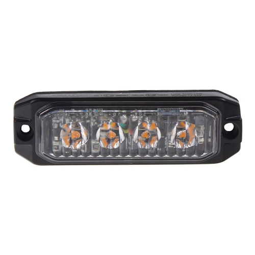 PROFI SLIM výstražné 12W LED světlo vnější, oranžové, 12-24V, ECE R65
