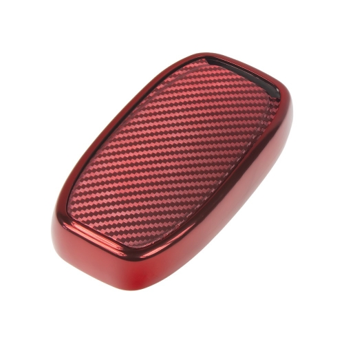 Červený karbonóvý TPU obal pre Audi