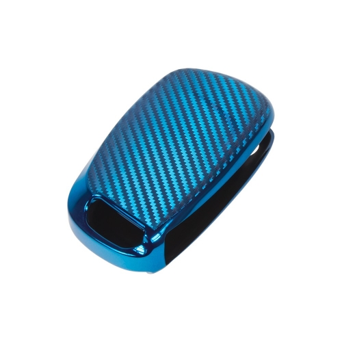 Modrý karbónový obal kľúča Peugeot / Citroen