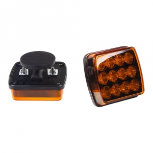 Výstražné oranžové AKU LED svetlá s magnetom ECER65