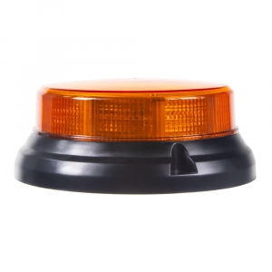 LED maják oranžový 12V / 24V - 32x 0,5W LED / ECE R65 R10 / s pevným uchytením (ø 170x70mm)
