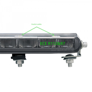 Homologace 84W LED rampy s pozičním světlem 12/24V