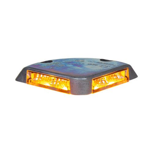 Rohové výstražné LED svetlo na plošiny, 12-36V, 4x1,5W, oranžové 