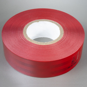 Reflexní páska - 5cm červená samolepicí (45,7m)