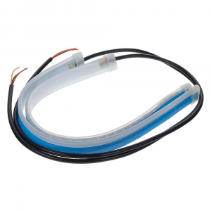 LED pásik - dynamické smerovky oranžové / pozičné svetla biele (30cm)