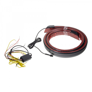LED pásek 12V - červený / carbon (120cm)