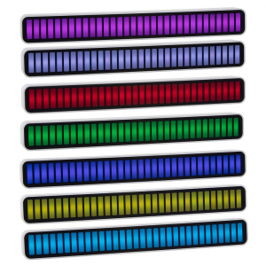 Farebné možnosti Bluetooth RGB LED osvetlenia do USB