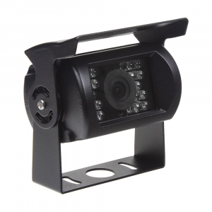 CVBS kamera 12V / 24V - PAL / NTSC s LED prisvietením (72x42x63mm)