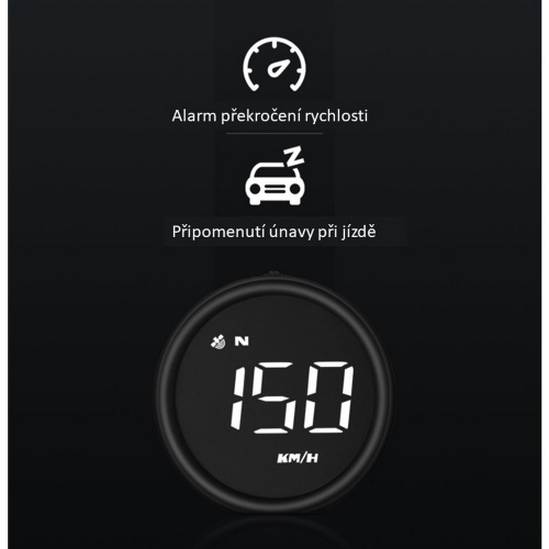 Displej palubního displeje s GPS měřičem rychlosti